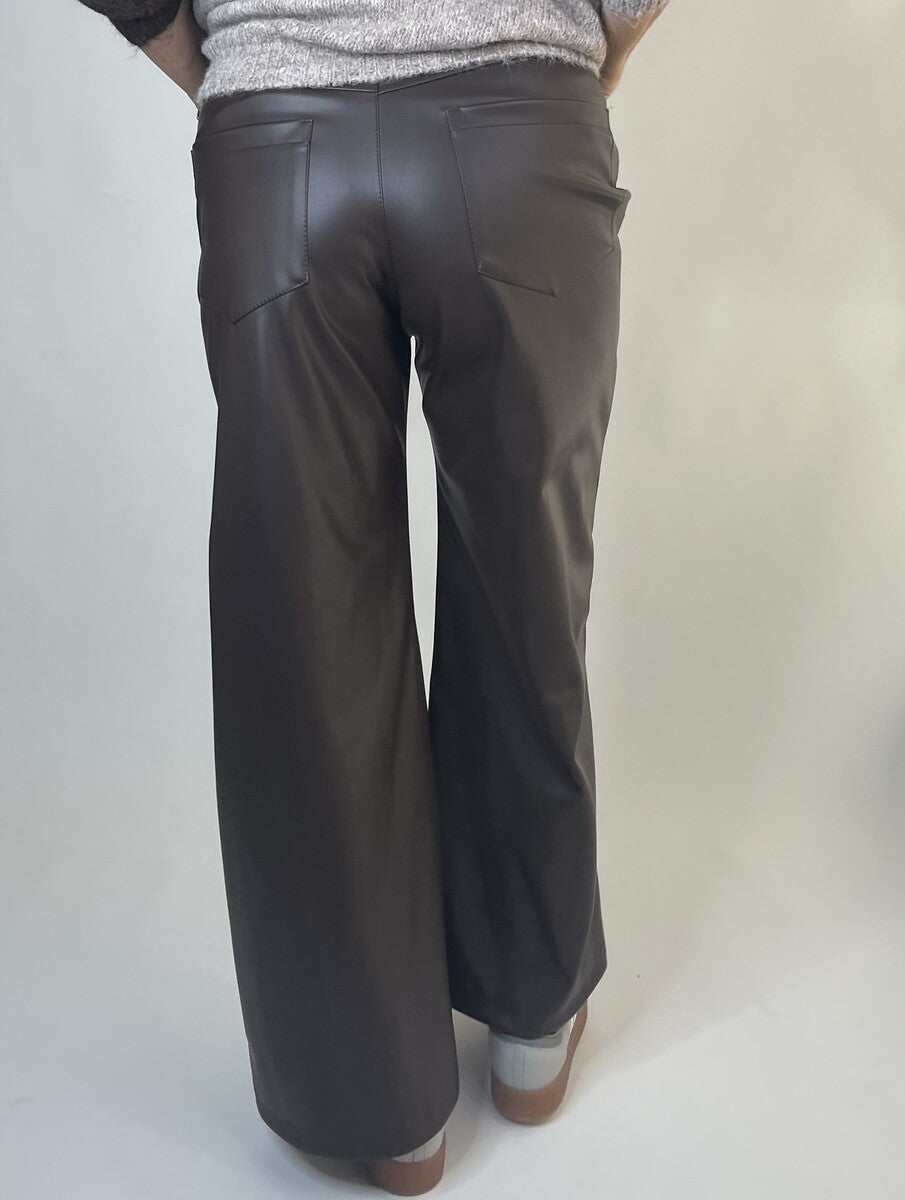 Pantalone ecopelle