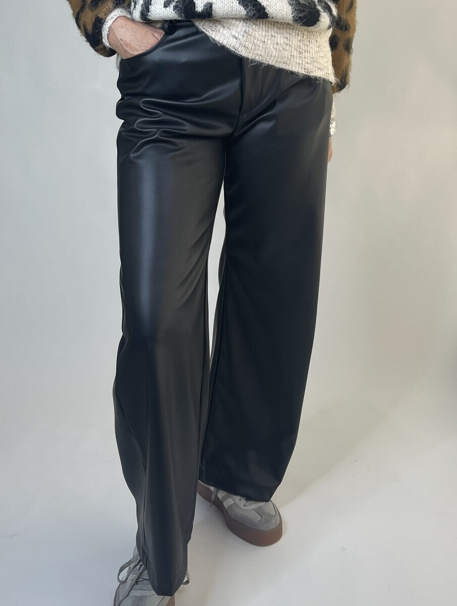 Pantalone ecopelle